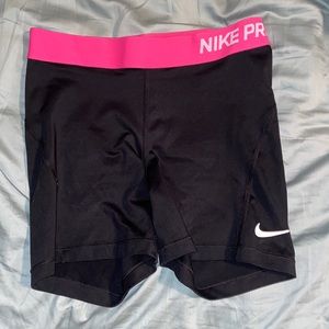 Pink band nike pro spandex!